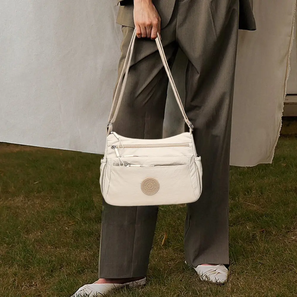 Women Oxford Casual Crossbody Bag Adjustable Strap Versatile Messenger Bag Waterproof Satchel Bag for Travel Commuting Daily Use