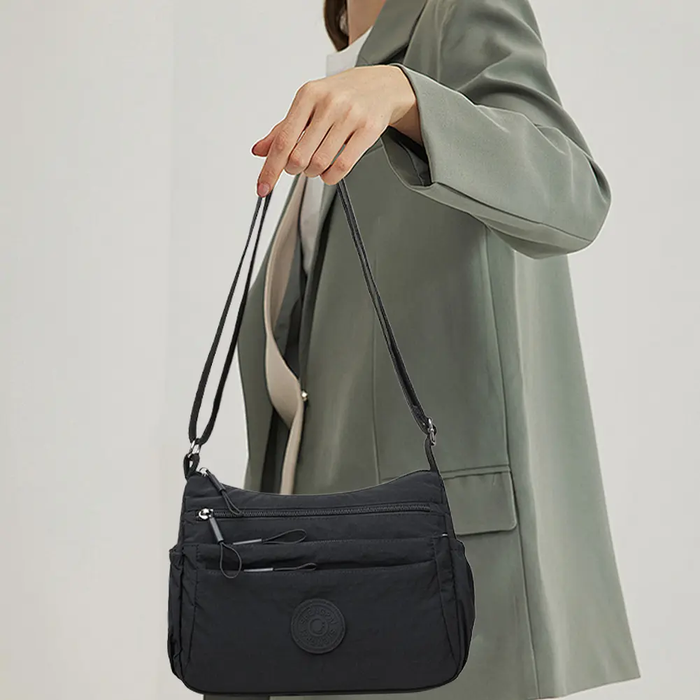Women Oxford Casual Crossbody Bag Adjustable Strap Versatile Messenger Bag Waterproof Satchel Bag for Travel Commuting Daily Use