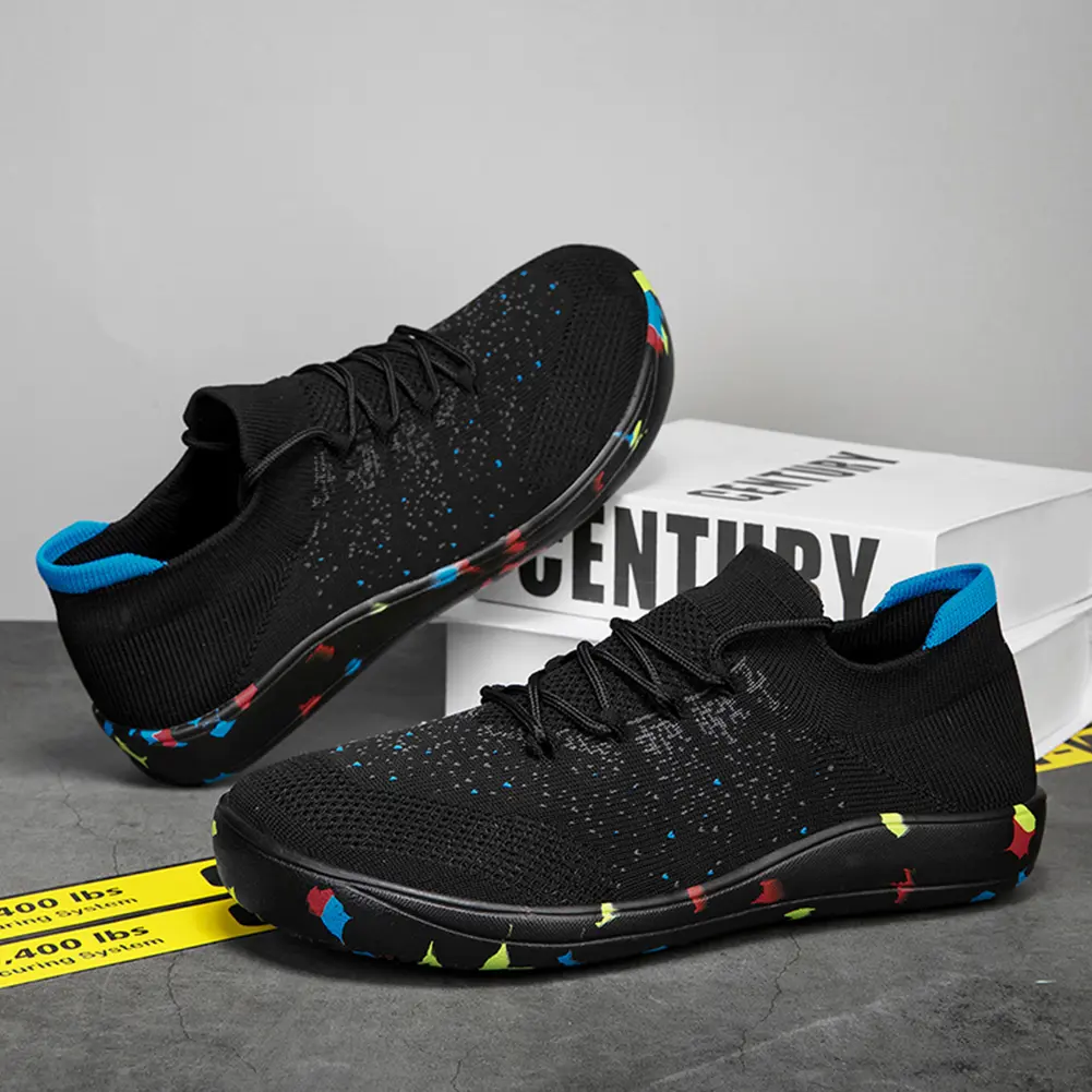 Walking Shoes for Men Comfortable Barefoot Sneakers Lightweight Running Shoes Gym Sneakers for Hiking Outdoor Workout Training