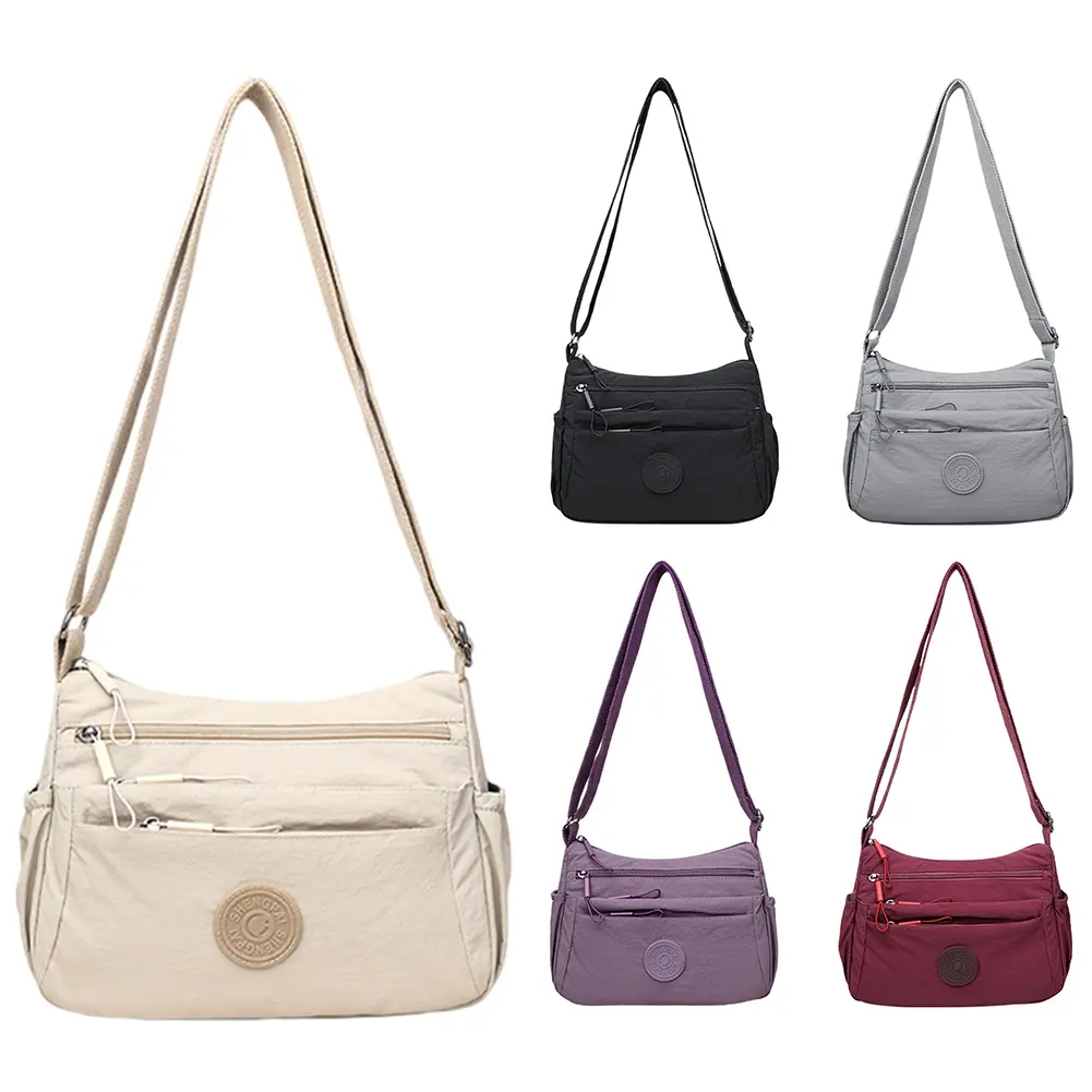 Women Oxford Casual Crossbody Bag Adjustable Strap Versatile Messenger Bag Waterproof Satchel Bag for Travel Commuting Daily Use
