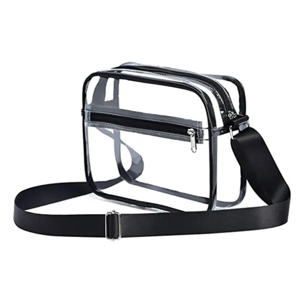 Women Waist Packs Women Clear Transparent Belt Bag Zipper Small Phone Chest Bag