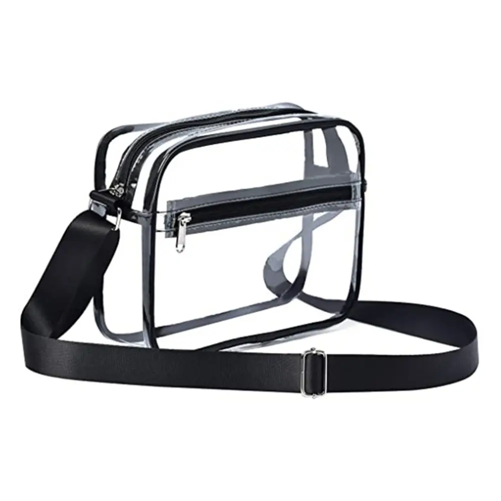 Women Waist Packs Women Clear Transparent Belt Bag Zipper Small Phone Chest Bag