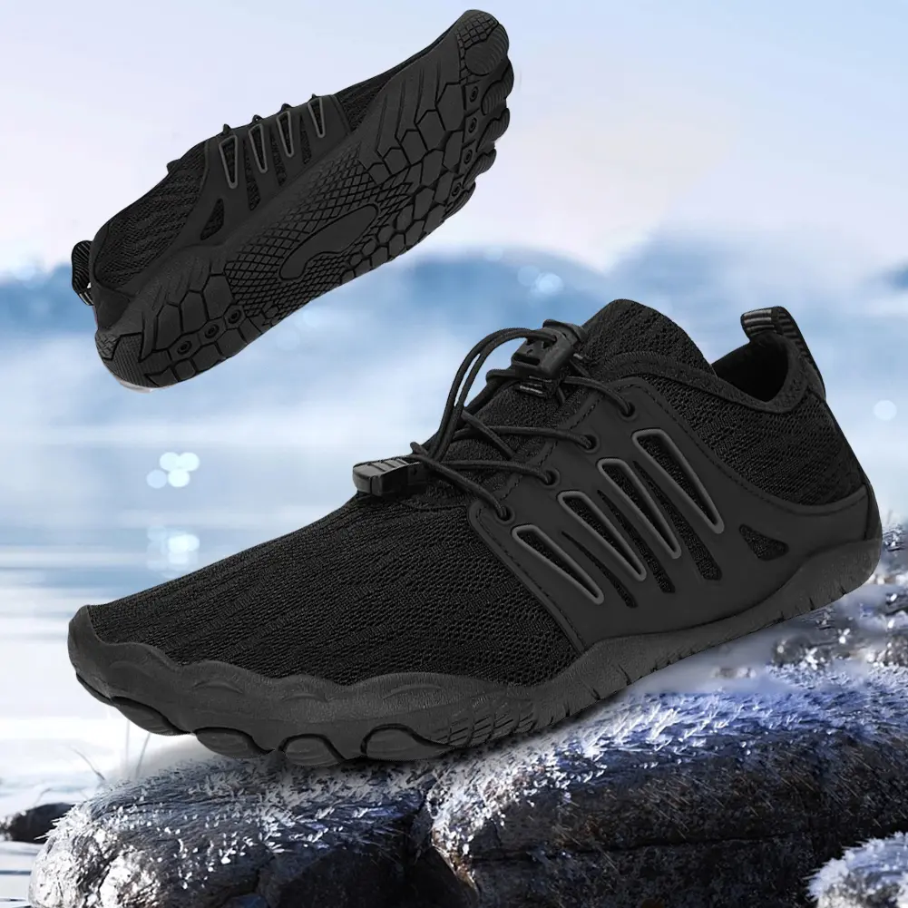 Unisex Water Shoes Lightweight Aqua Shoes Quick Drying Breathable Gym Sneakers Diving Shoes for Boating Fishing Diving Surfing
