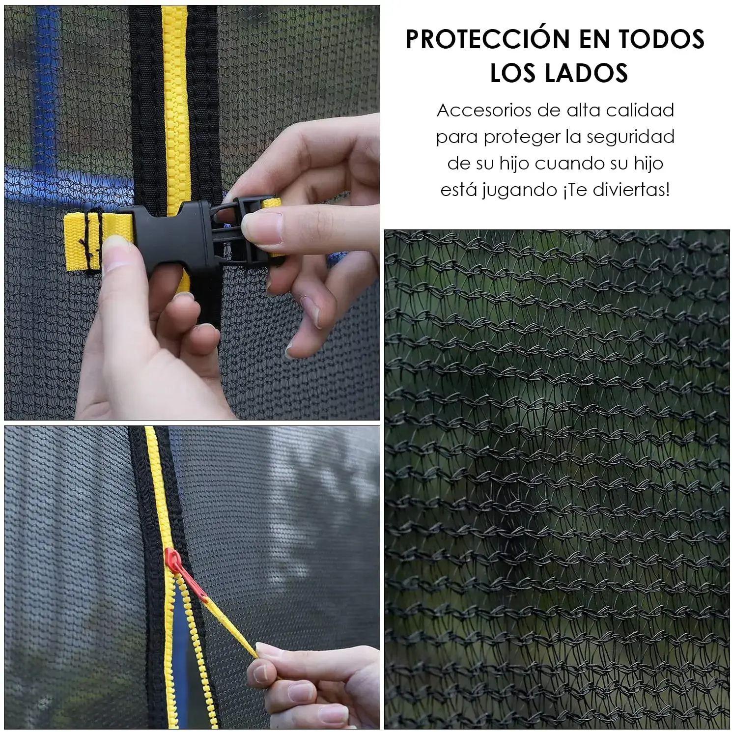 Trampoline Trampolines Outdoor Trampoline with Safety Enclosure Net and Ladder Trampolines for Kids and Adults for Backyard Park