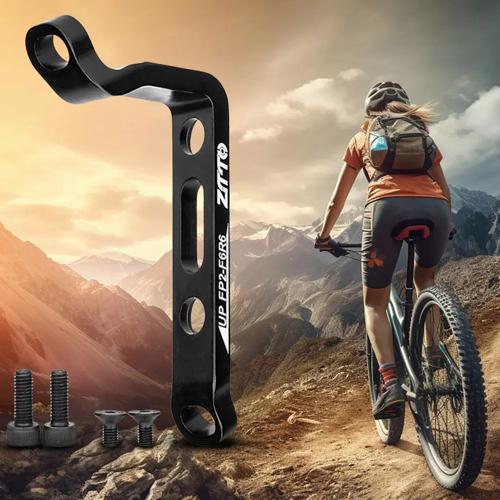 Bicycle Disc Brake Adaptor Post Mount To Flat Mount Front & Rear Disc Brake Caliper Mount Adapter PM To FM for 160 180mm Rotor