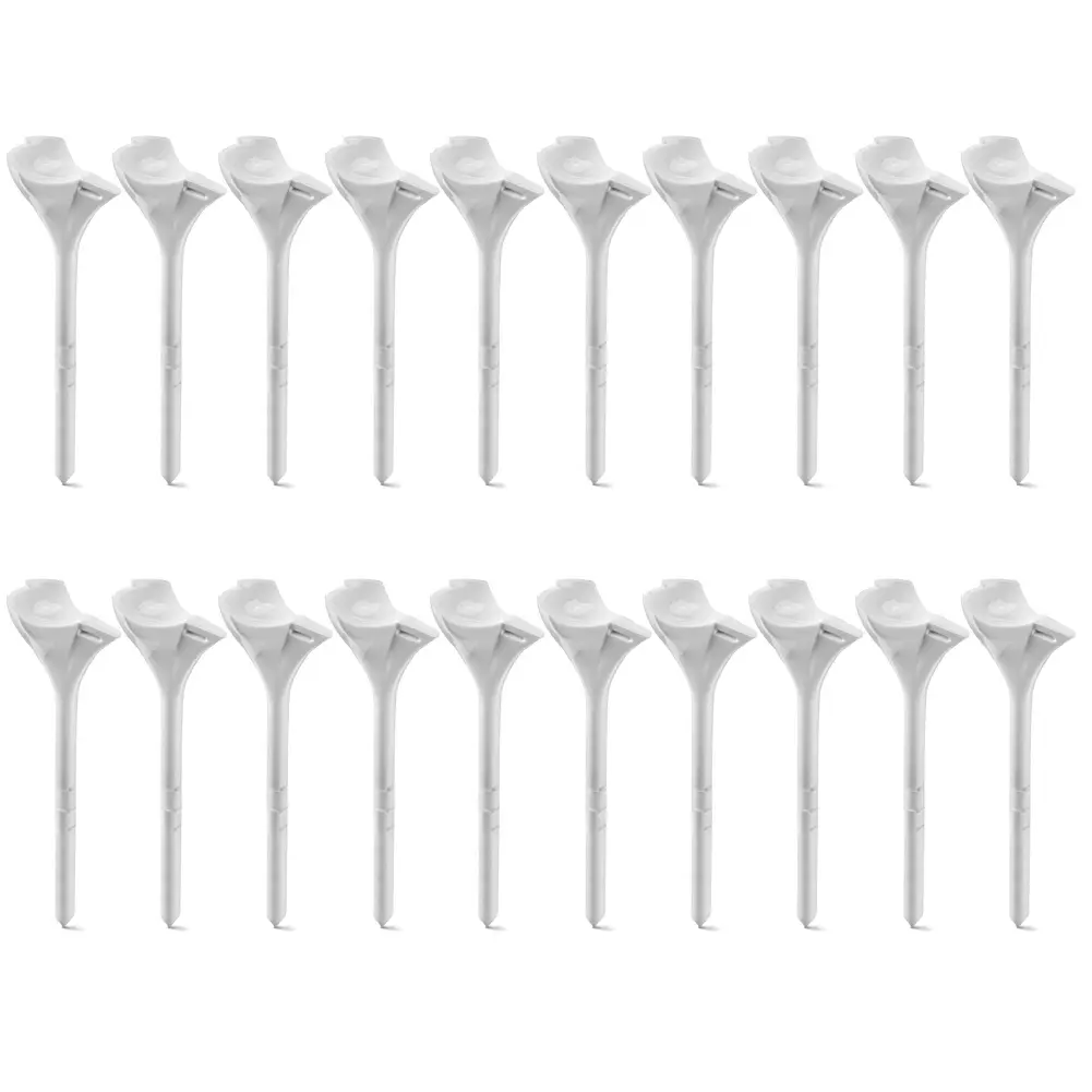 20pcs Ball Nail 83mm Golf Training Tees Holder 10 Degree Oblique Insertion Reusable No-resistance for Golfer Practice Supplies