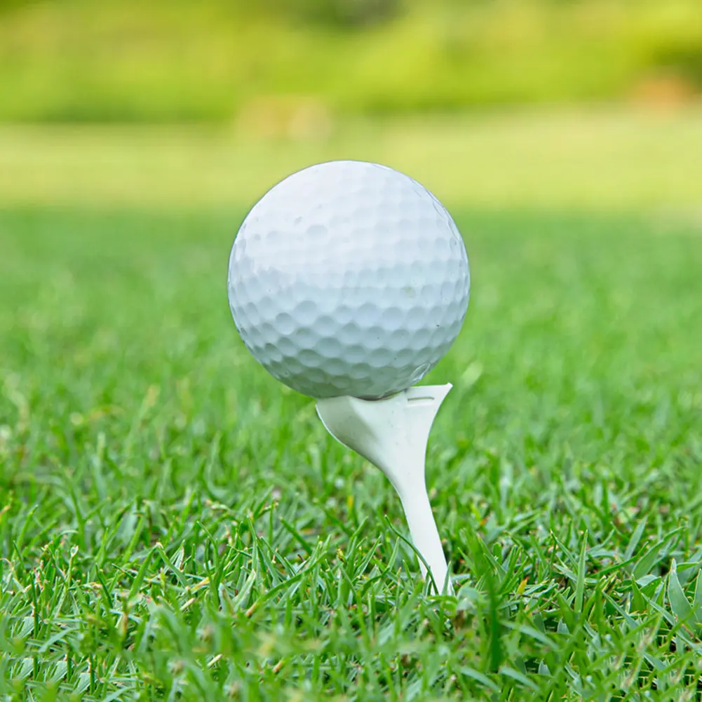 20pcs Ball Nail 83mm Golf Training Tees Holder 10 Degree Oblique Insertion Reusable No-resistance for Golfer Practice Supplies