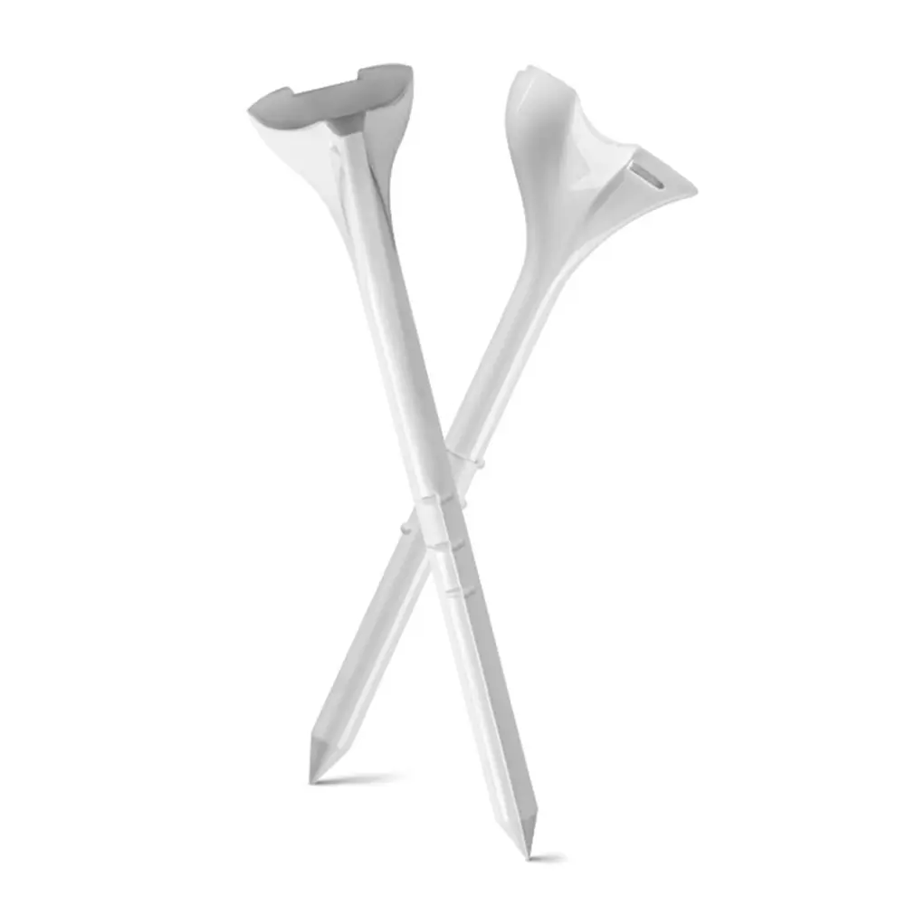20pcs Ball Nail 83mm Golf Training Tees Holder 10 Degree Oblique Insertion Reusable No-resistance for Golfer Practice Supplies