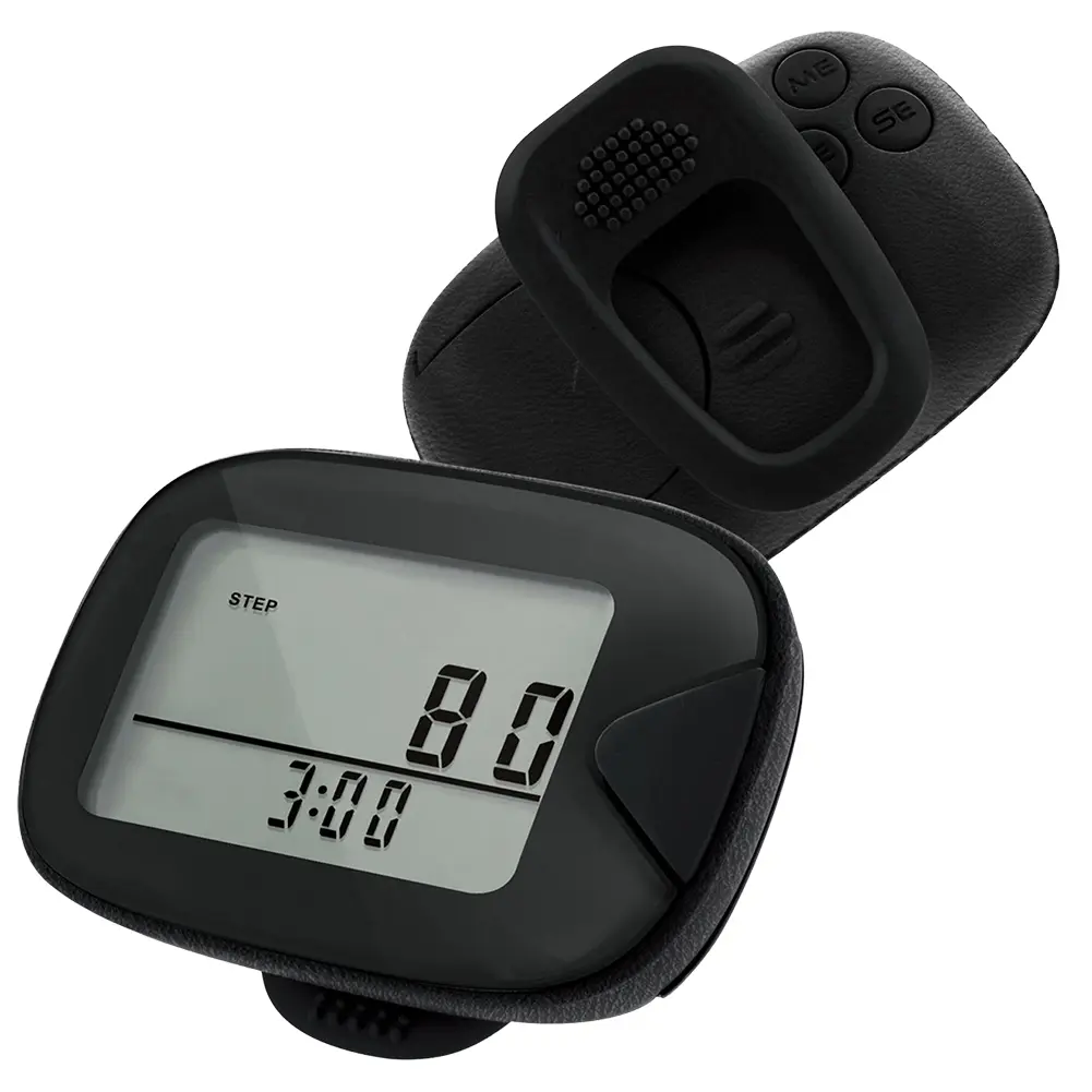 Walking Pedometer Portable Pedometer LCD Display Accurate Step Tracker Multi-Function Walking Step Counter for Walking Running