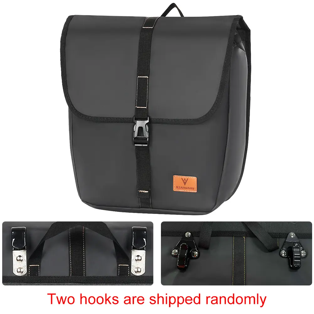Bike Cargo Bag Multifunction Bicycle Rear Seat Bag Large Capacity Rear Seat Panniers Pack with Handle for Outdoor Riding Travel