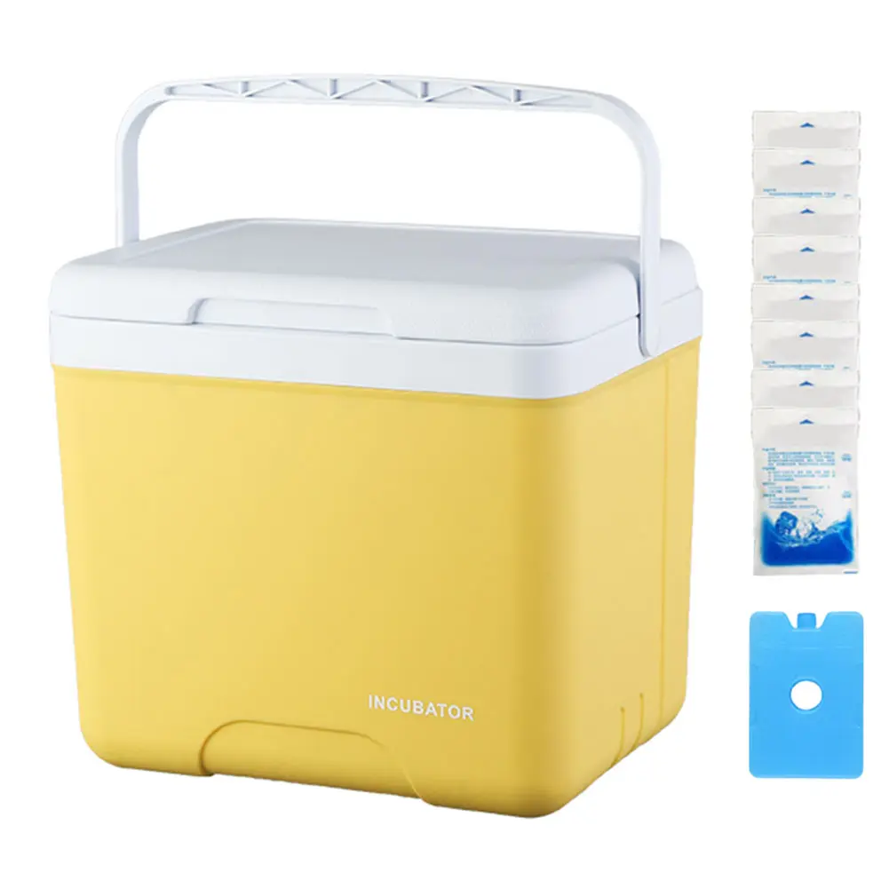 15L Camping Cooler Box Portable Ice Bucket Outdoor Hard Cooler for Camping Picnic Beach Drink Beverage Fishing