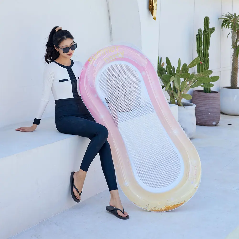 Inflatable Pool Float Swimming Pool Mattresses Floating Sleeping Bed Pool Floating Bed Water Floating Recliner for Swimming Pool