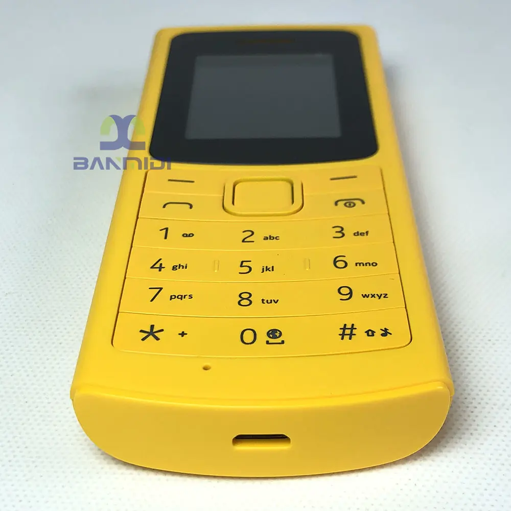 Original 110 4G LTE Dual SIM Mobile Cell Phone 1.8" Flashlight FM Cellphone Unlocked Russian Hebrew Arabic Keyboard 2021 Version