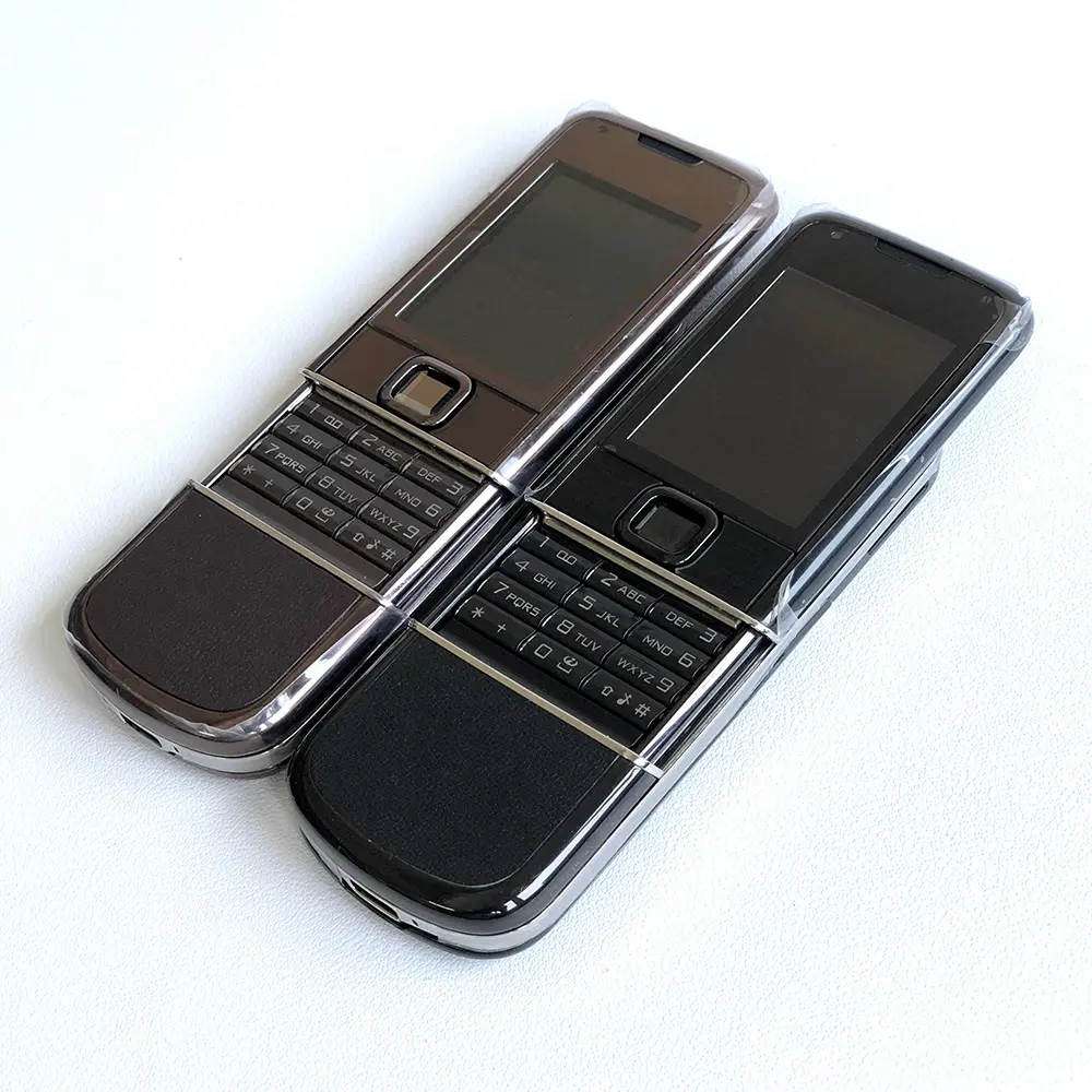 Original 8800 Sapphire Arte Mobile Cell Phone Unlocked GSM 2G 3G Camera Bluetooth English Keyboard Only