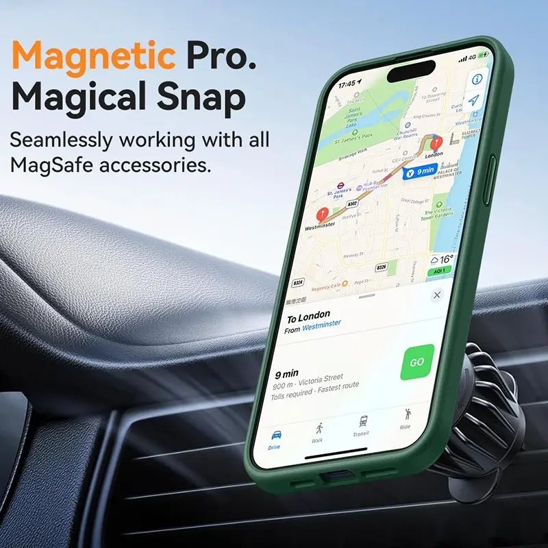 Luxury Frosted Phone Case For iPhone 17 16 15 14 13 12 11 Pro Max 16 15 Plus 17 Air For Magsafe Matte Transparent Magnetic Cover