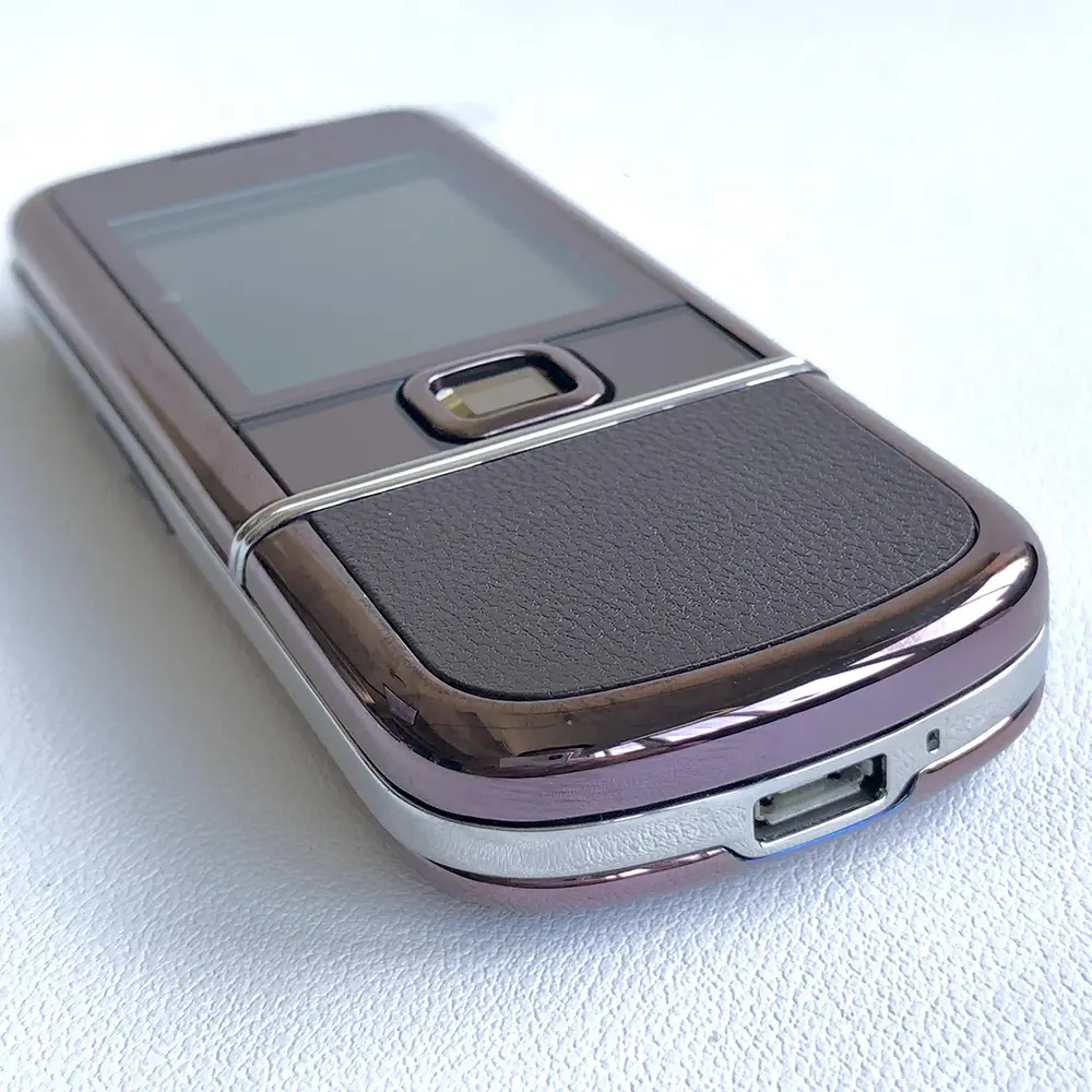 Original 8800 Sapphire Arte Mobile Cell Phone Unlocked GSM 2G 3G Camera Bluetooth English Keyboard Only