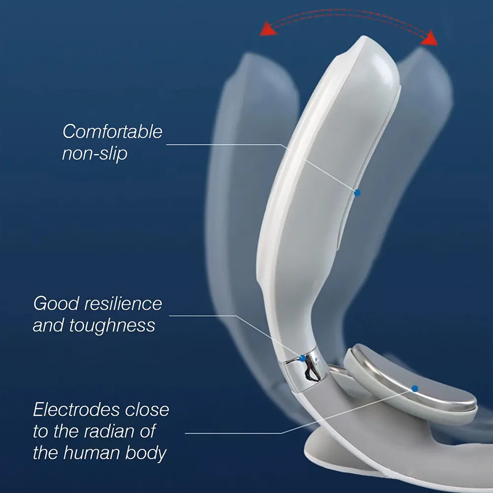 4-head Neck Massager with Heat Cervical Massager Electric Neck Massager Relaxation Gifts for Women Men Dad Mom