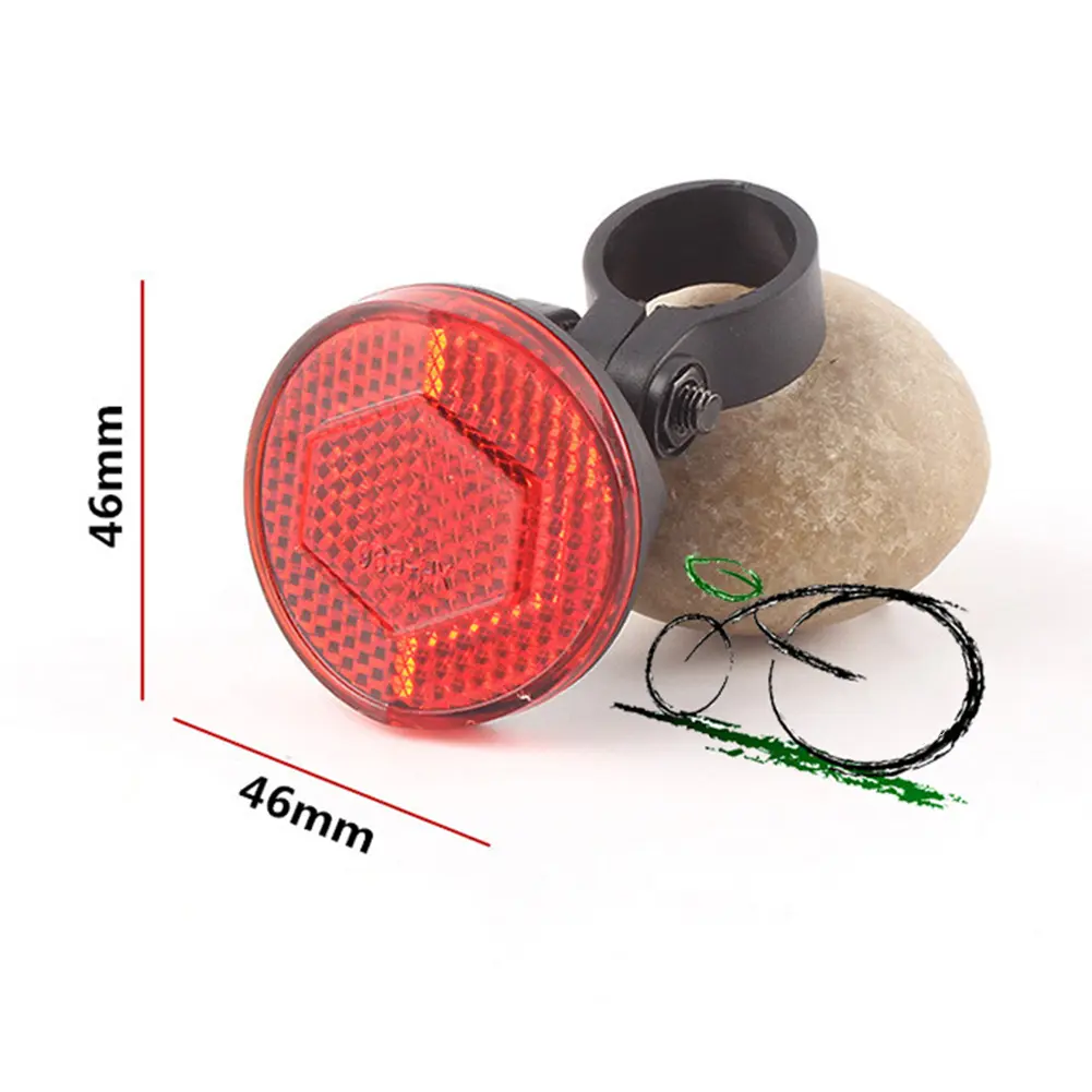 Bike Safety Warning Reflectors Cycling Accessories Bike Handlebar Reflector Reflective Front Rear Warning Light for Night Riding