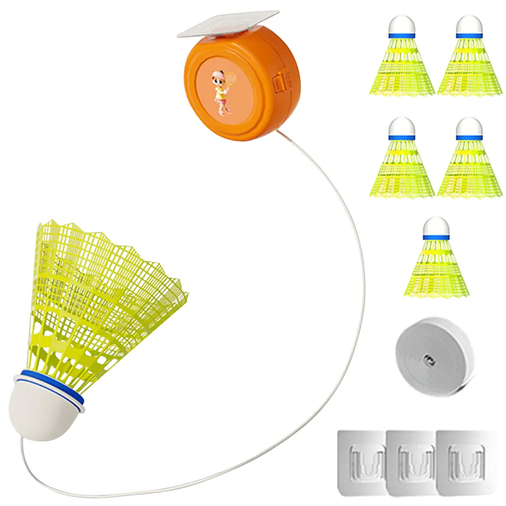 Badminton Single-Player Rebound Trainer Badminton Trainer Self-Study Badminton Rebound Device Training Accessories