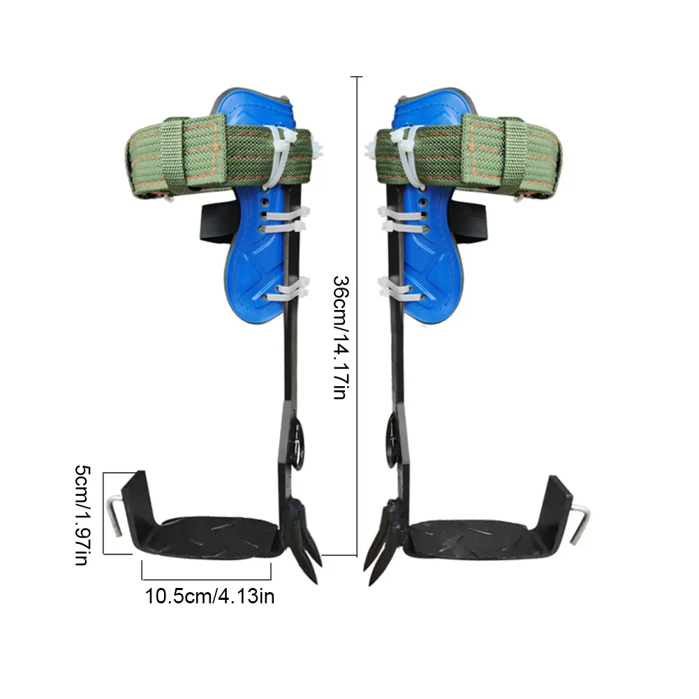 Tree Climbing Spikes Kit Load Capacity 350lbs Tree Climbing Set Adjustable Height Tree Climbing Gear Arborist Aider Tool