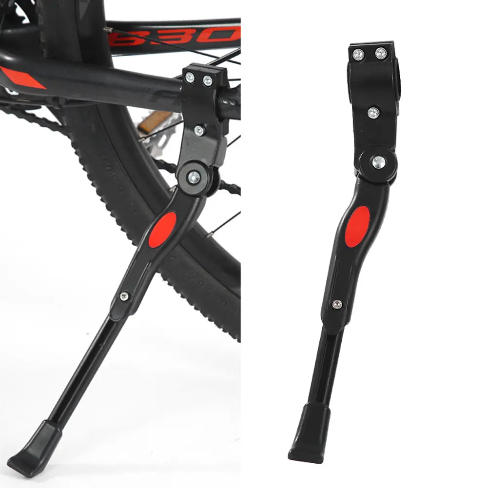 Adjustable Bike Kickstand Rear Side Bicycle Kick Stand Non-Slip Bicycle Side Support Stand Support Rack for Road Bike MTB