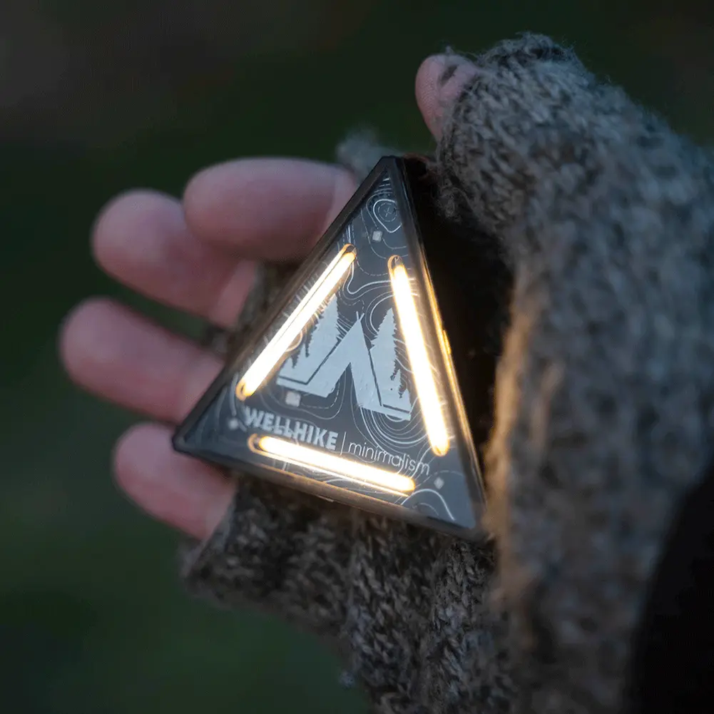 LED Outdoor Mini Direction Light Adjustable Brightness Night Riding Warning Light Type-C Charging Waterproof for Hiking Fishing