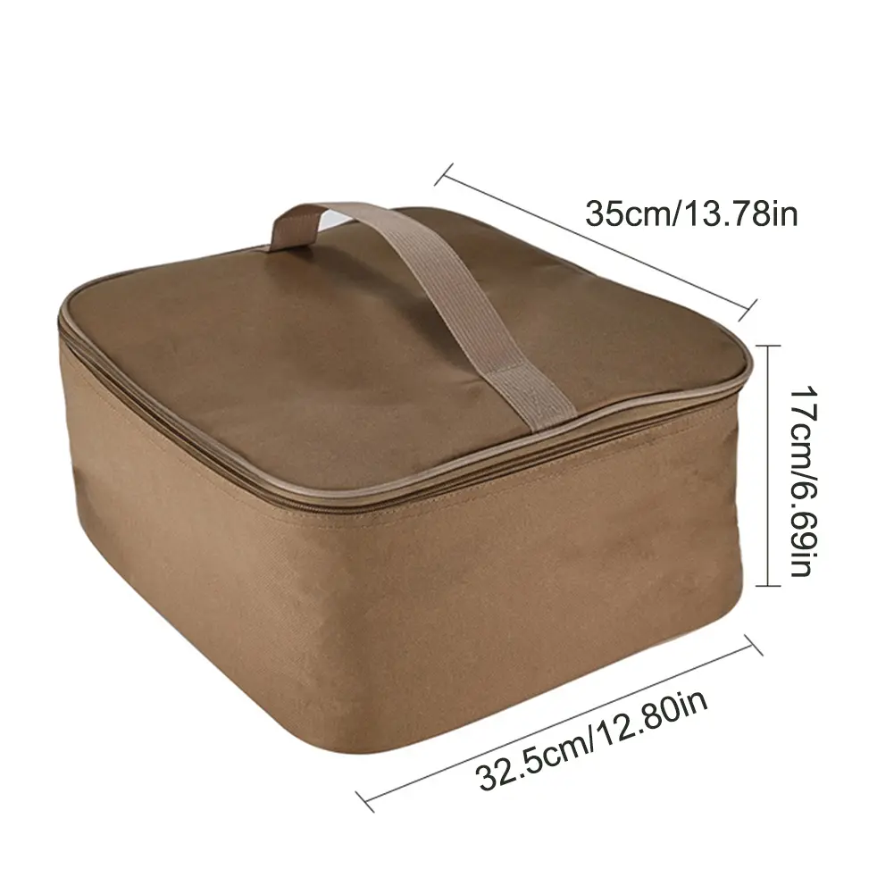 Gas Tank Canister Storage Bag Oxford Cloth Camping Supply Storage Handbag Versatile Wear Resistant for Outdoor Camping Picnic