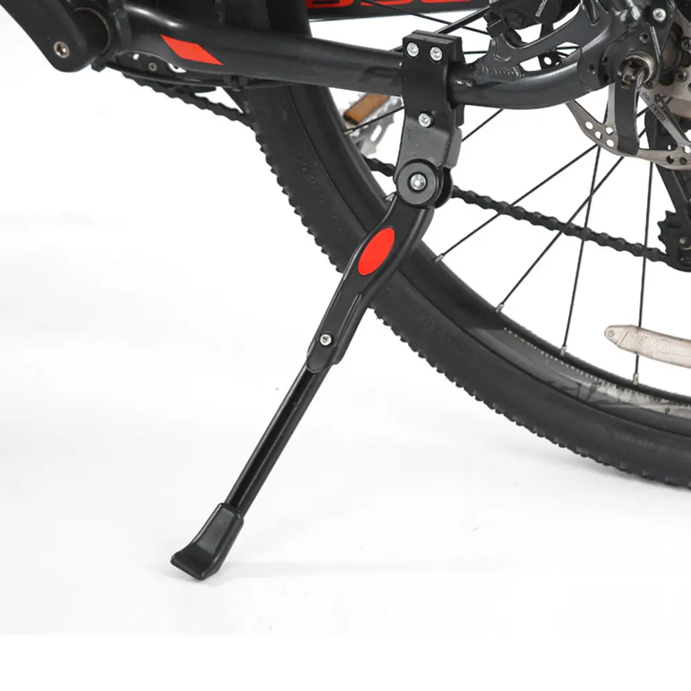 Adjustable Bike Kickstand Rear Side Bicycle Kick Stand Non-Slip Bicycle Side Support Stand Support Rack for Road Bike MTB