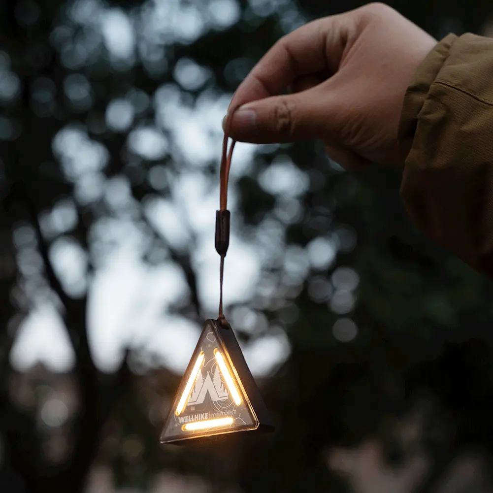 LED Outdoor Mini Direction Light Adjustable Brightness Night Riding Warning Light Type-C Charging Waterproof for Hiking Fishing