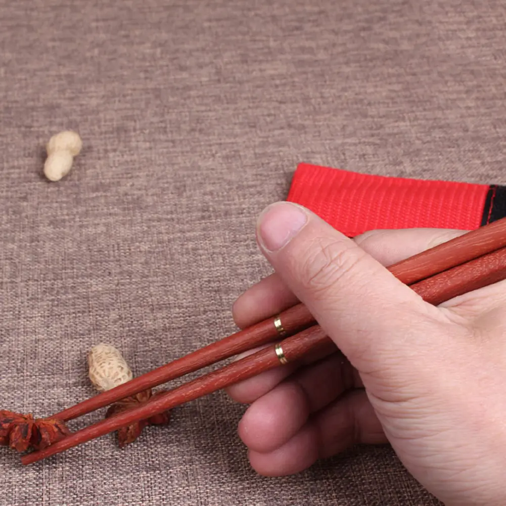 1 Pair Portable Tableware Dinnerware Sandalwood Wooden Chopstick Camping Picnic Travel Portable Tableware