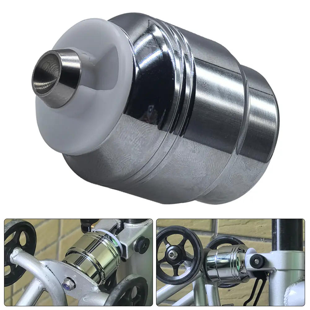Heavy Duty Bike Damper Aluminum Alloy Rear Shock Absorption Rear Shock Absorber for Folding Bike Mountain Bike Mtn Scooter
