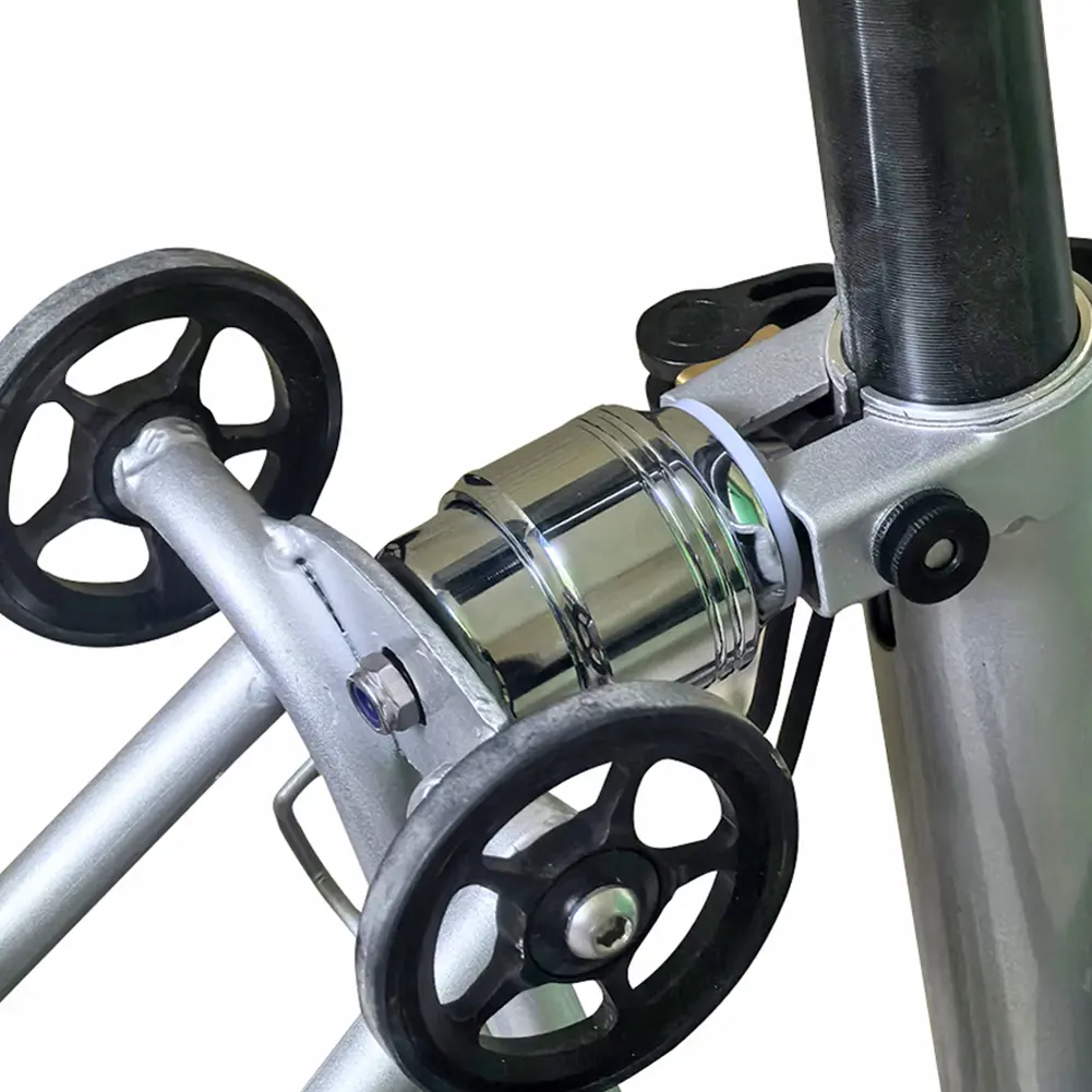 Heavy Duty Bike Damper Aluminum Alloy Rear Shock Absorption Rear Shock Absorber for Folding Bike Mountain Bike Mtn Scooter