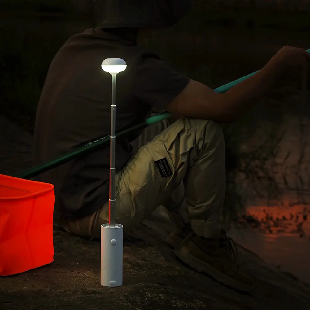 Telescopic Camping Light Rechargeable Camping Lantern Magnetic Base Work Light Outdoor Light for Camping Hiking Emergency Use