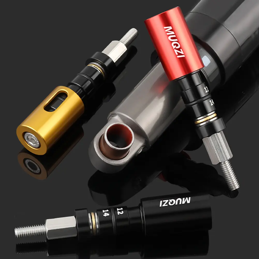 MTB Rear Shock Absorber Bushing Tool with 2 Adapters Rear Suspension Bushing Removal Installation Tool Bicycle Repair Tool