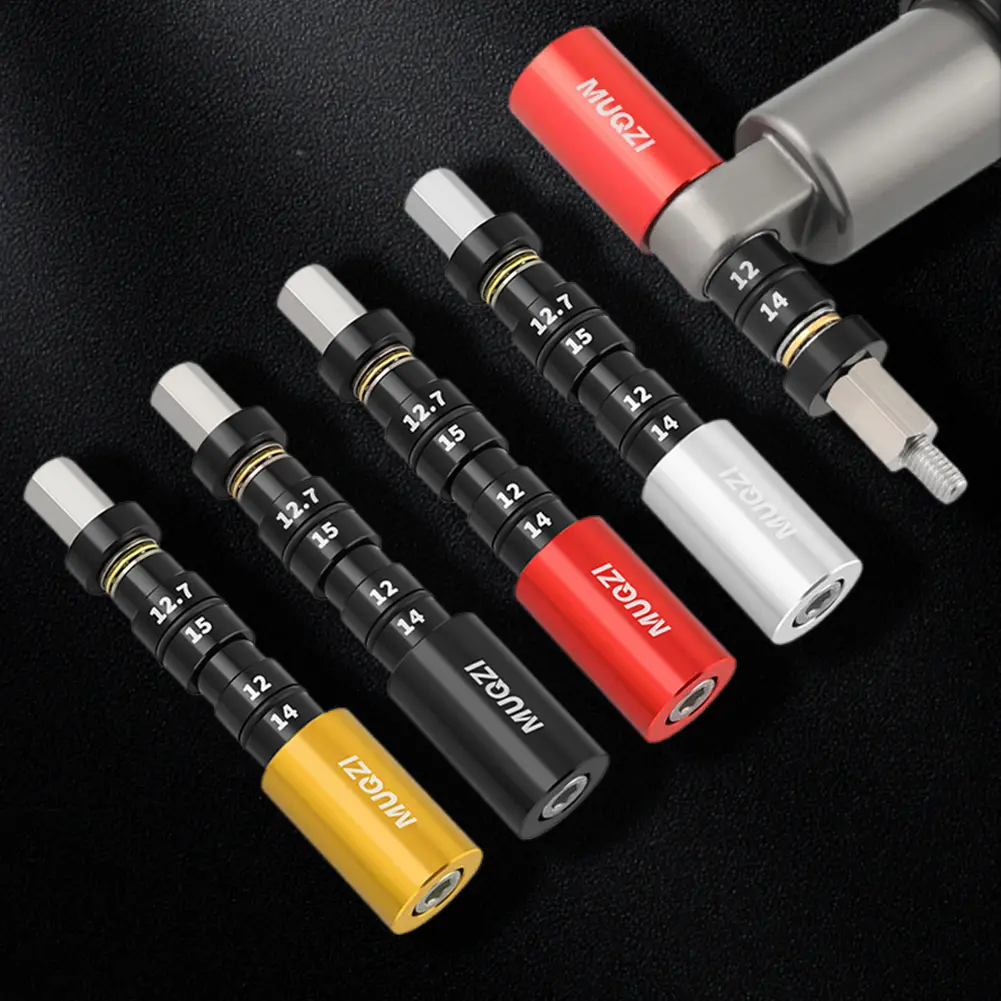MTB Rear Shock Absorber Bushing Tool with 2 Adapters Rear Suspension Bushing Removal Installation Tool Bicycle Repair Tool
