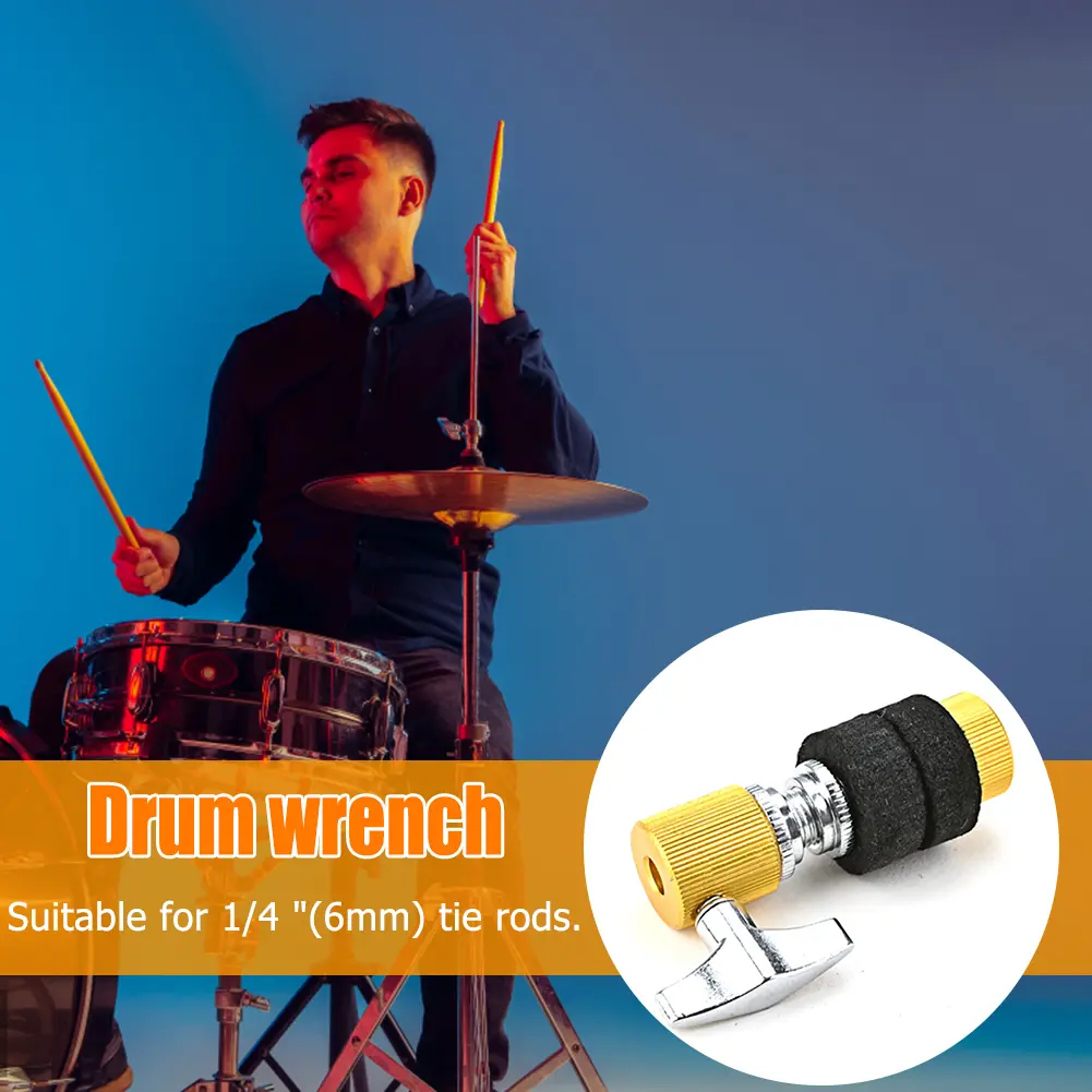Alloy Cymbal Clutch Thickened Lever Drop Clutch Soft Felt Pad Musical Instrument Jazz Drum Parts Accessories for Hi Hat Cmbal