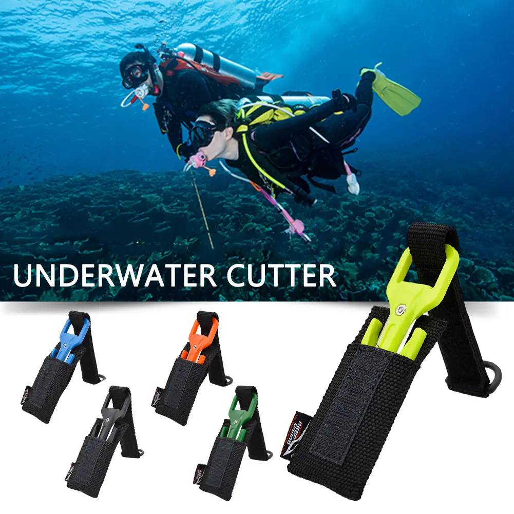 Nylon Spearfishing Secant Equipment Safety Set Diving Cutting Blade Emergency Portable Wear-resistant Sharp Outdoor Accessories