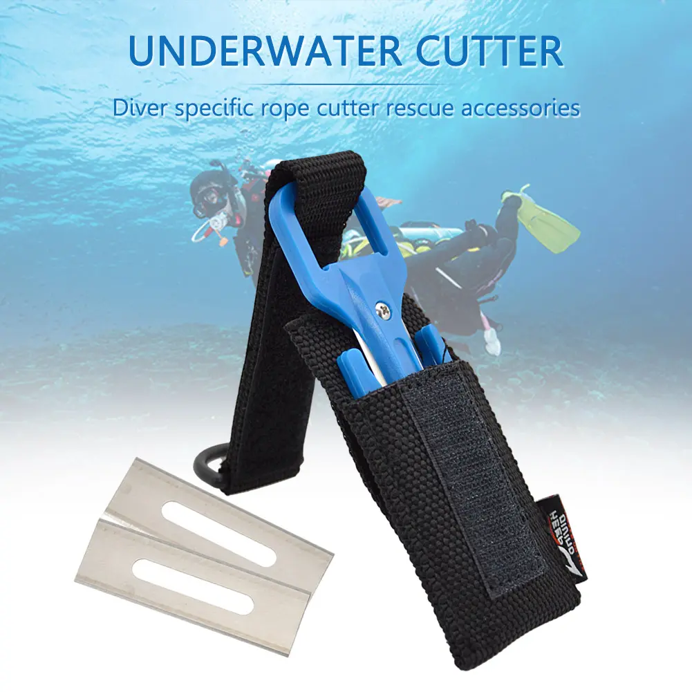 Nylon Spearfishing Secant Equipment Safety Set Diving Cutting Blade Emergency Portable Wear-resistant Sharp Outdoor Accessories