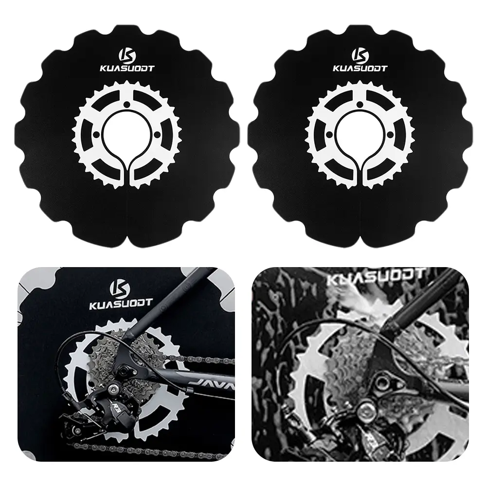 Bicycle Disc Brake Cover Reusable Brake Cleaning Protections Cover Bicycle Brake Anti Grime Cover for Bicycles Motorcycle