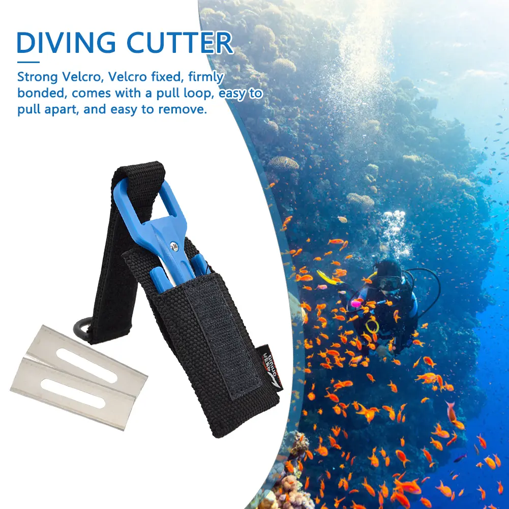Nylon Spearfishing Secant Equipment Safety Set Diving Cutting Blade Emergency Portable Wear-resistant Sharp Outdoor Accessories
