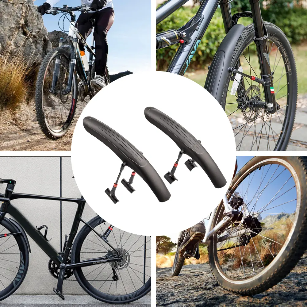 Bicycle Mudguard Adjustable Bicycle Wings Quick Release Gravel Road Bike Mudguard Mountain Bike Mudguard Bicycle Accessories