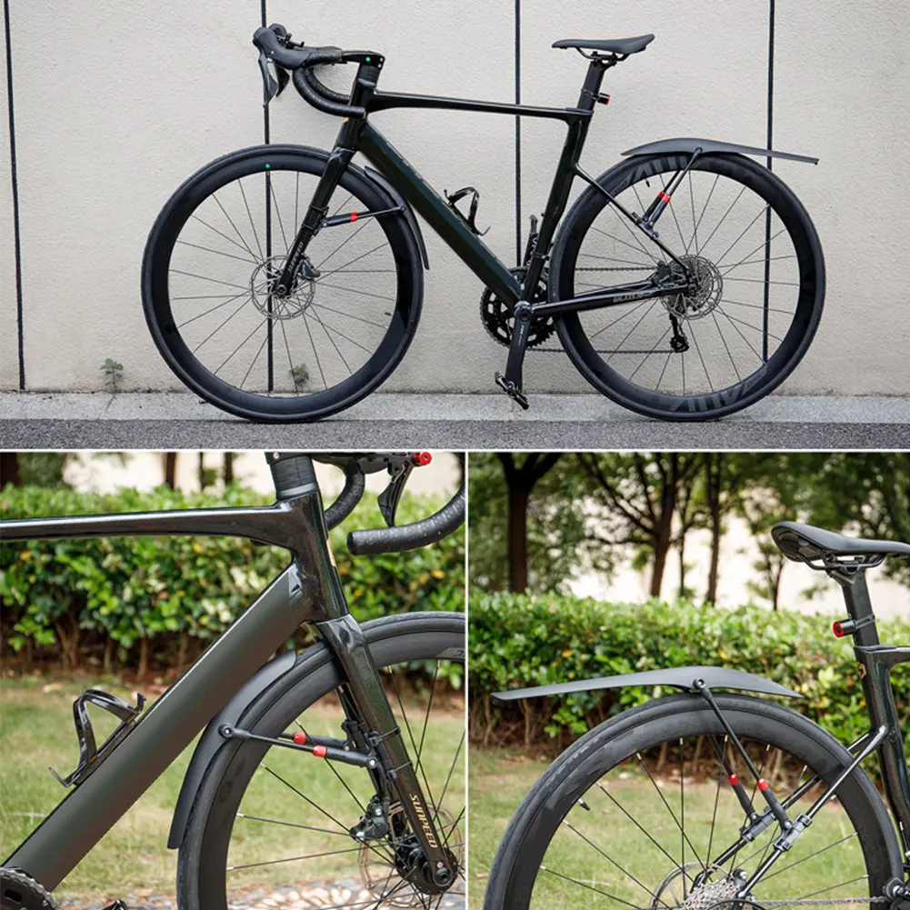 Bicycle Mudguard Adjustable Bicycle Wings Quick Release Gravel Road Bike Mudguard Mountain Bike Mudguard Bicycle Accessories