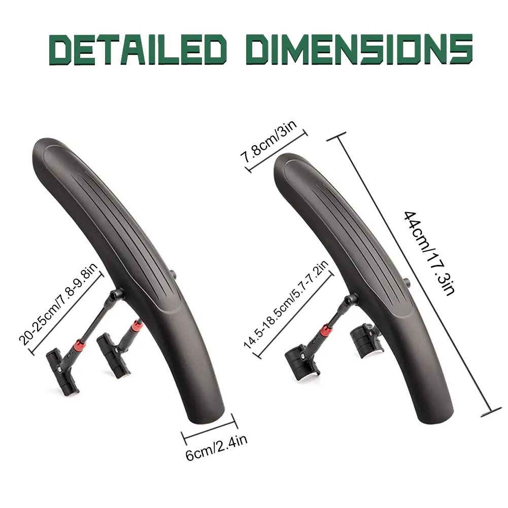 Bicycle Mudguard Adjustable Bicycle Wings Quick Release Gravel Road Bike Mudguard Mountain Bike Mudguard Bicycle Accessories
