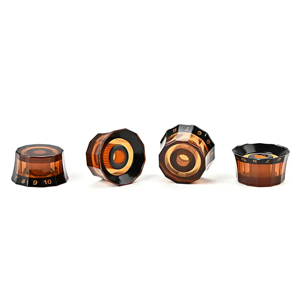4Pcs Electric Guitar Knobs Lampshade Style Speed ​​Volume Tone Control Knobs PRS Guitar Accessories