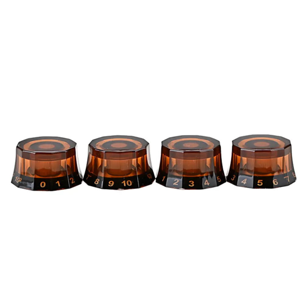 4Pcs Electric Guitar Knobs Lampshade Style Speed ​​Volume Tone Control Knobs PRS Guitar Accessories