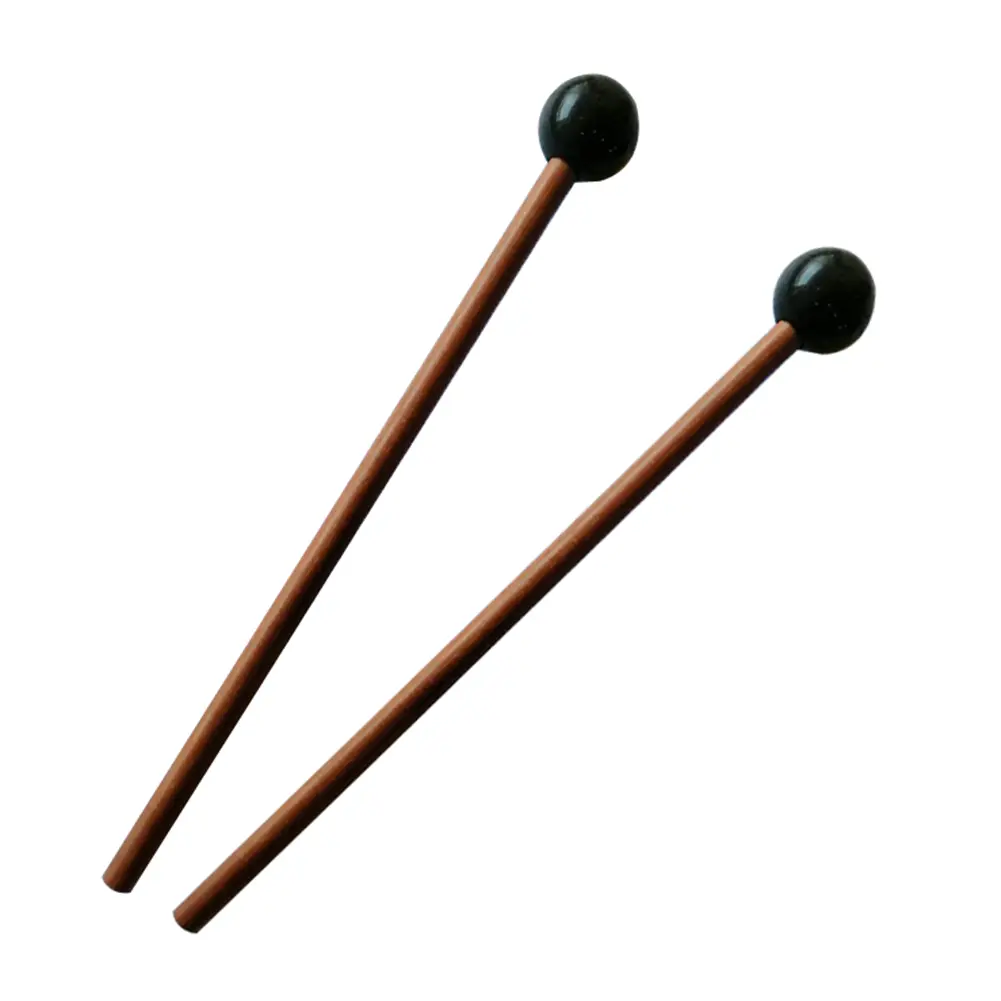 1 Pair Tongue Drum Drumsticks Rubber Head Mallet Xylophone Marimba Percussion Wooden Drum Sticks Instrument Accessories