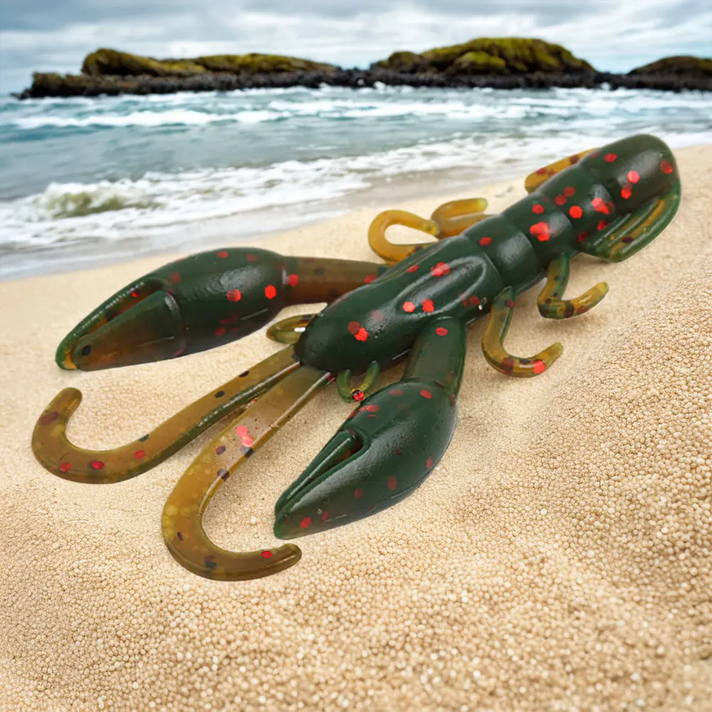 5pcs 5cm Silicone Soft Bait Fishy Smell Soft Lure Crayfish Soft Fishing Lure Fishing Accessories