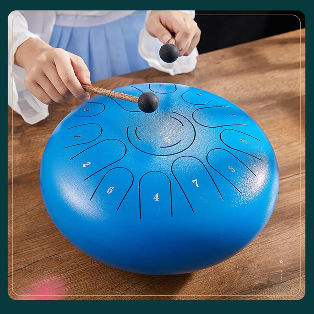 1 Pair Tongue Drum Drumsticks Rubber Head Mallet Xylophone Marimba Percussion Wooden Drum Sticks Instrument Accessories