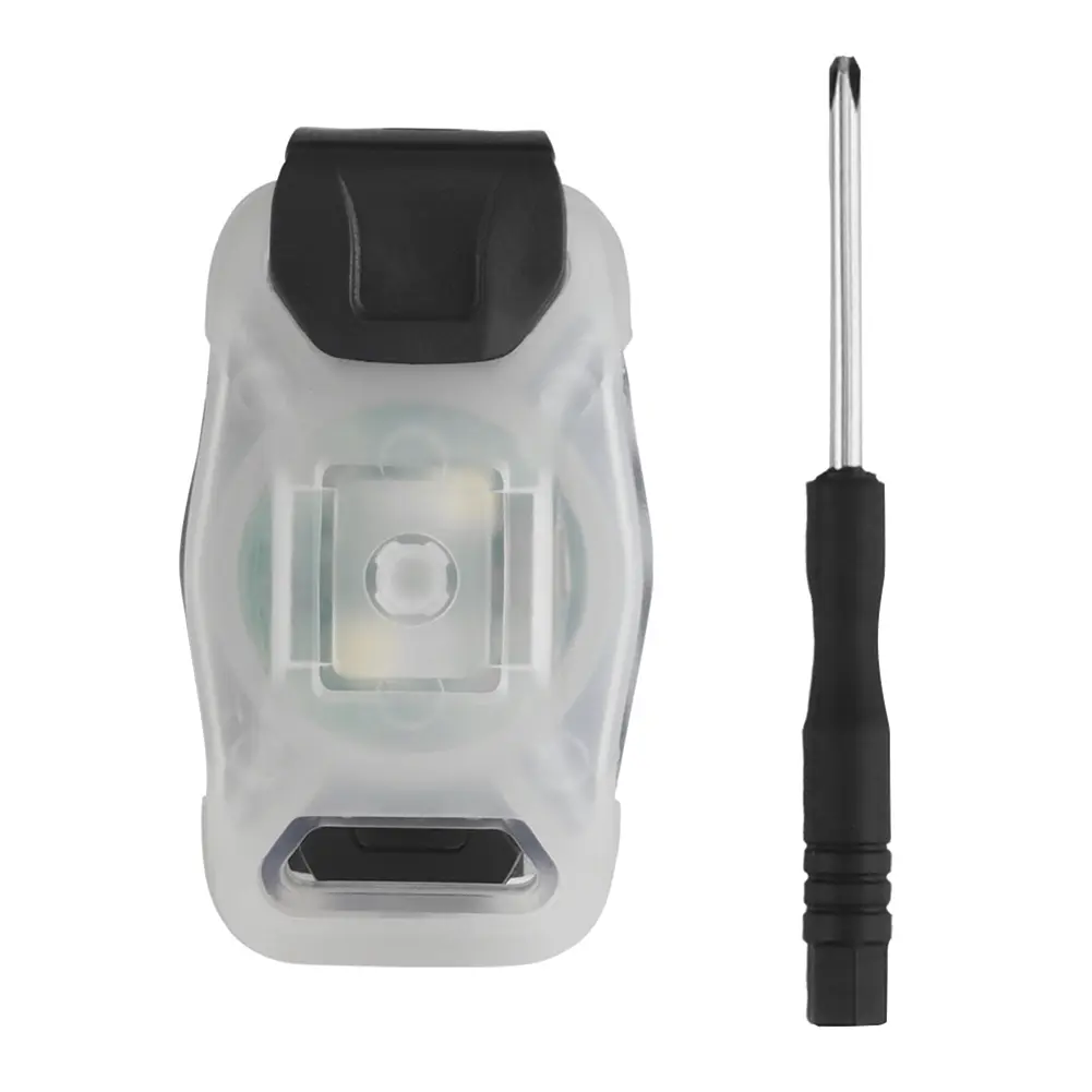 Hunting Helmet Lamp Waterproof Helmet Flashlight 2 Modes Outdoor Tac Vest Lamp Battery Operated for Hunting Camping