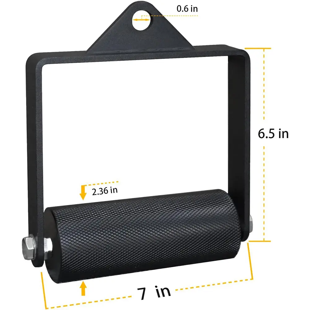 D Handle Cable Attachment Weight Workout Single D Handle Non Slip Press Down Bar Cable Machine for Flies Press Curls Extensions